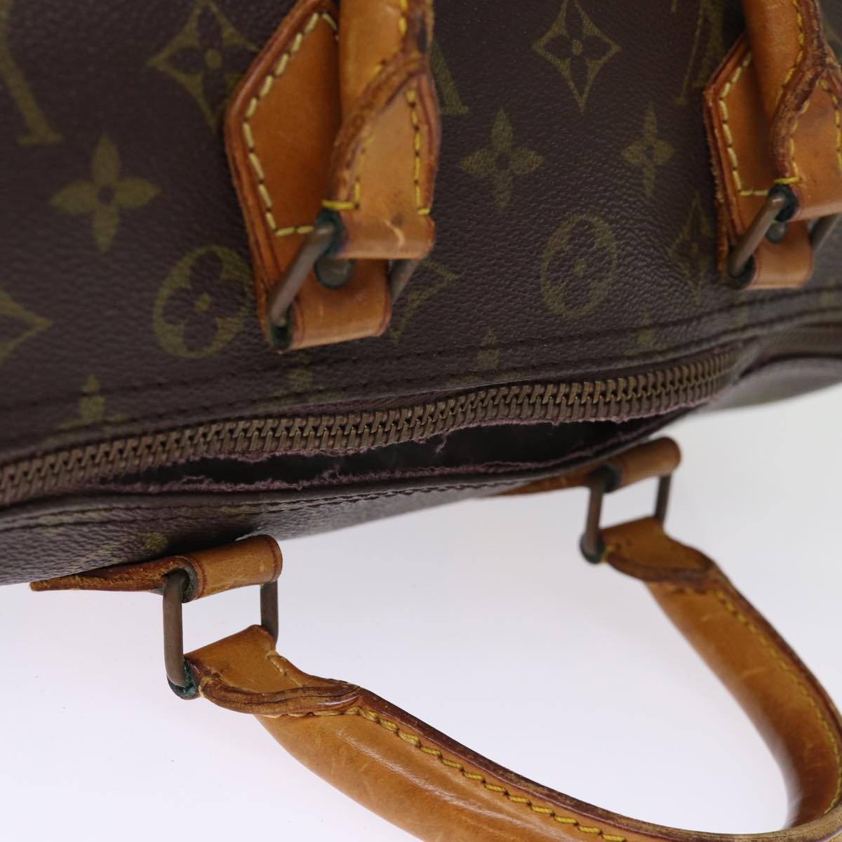 LOUIS VUITTON Monogram Speedy 30 Hand Bag M41526 LV Auth bs14523