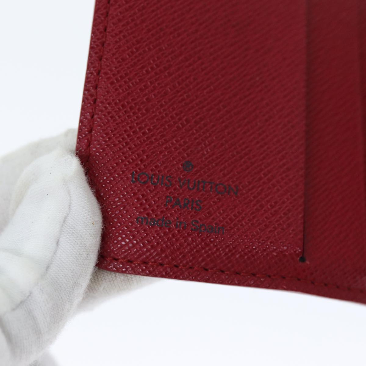 LOUIS VUITTON Monogram Cherry Compact Zip Bifold Wallet M95005 LV Auth bs14531