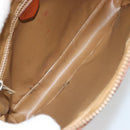 CELINE Macadam Canvas Clutch Bag PVC Brown Auth bs14536-19