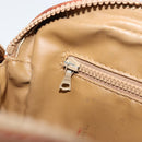CELINE Macadam Canvas Clutch Bag PVC Brown Auth bs14536-12