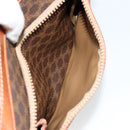 CELINE Macadam Canvas Clutch Bag PVC Brown Auth bs14536-24