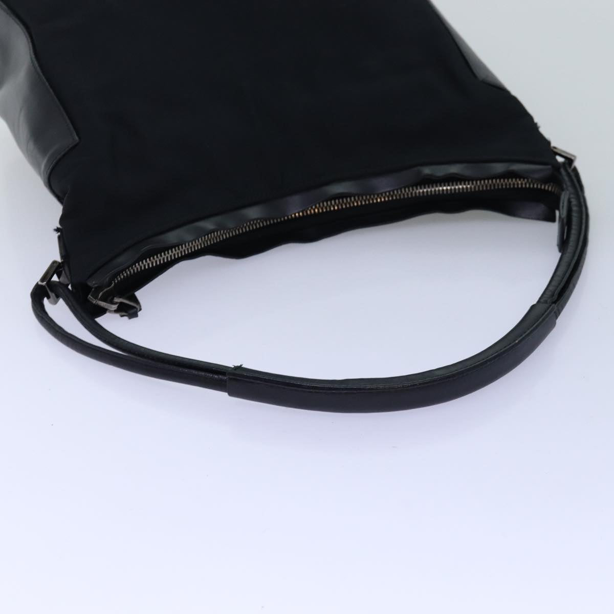 GUCCI Shoulder Bag Canvas Black 001 3766 Auth bs14537