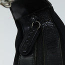 GUCCI Bamboo Shoulder Bag Canvas Black 000 1998 0531 Auth bs14538-10