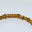 GUCCI Bamboo Shoulder Bag Canvas Black 000 1998 0531 Auth bs14538-14