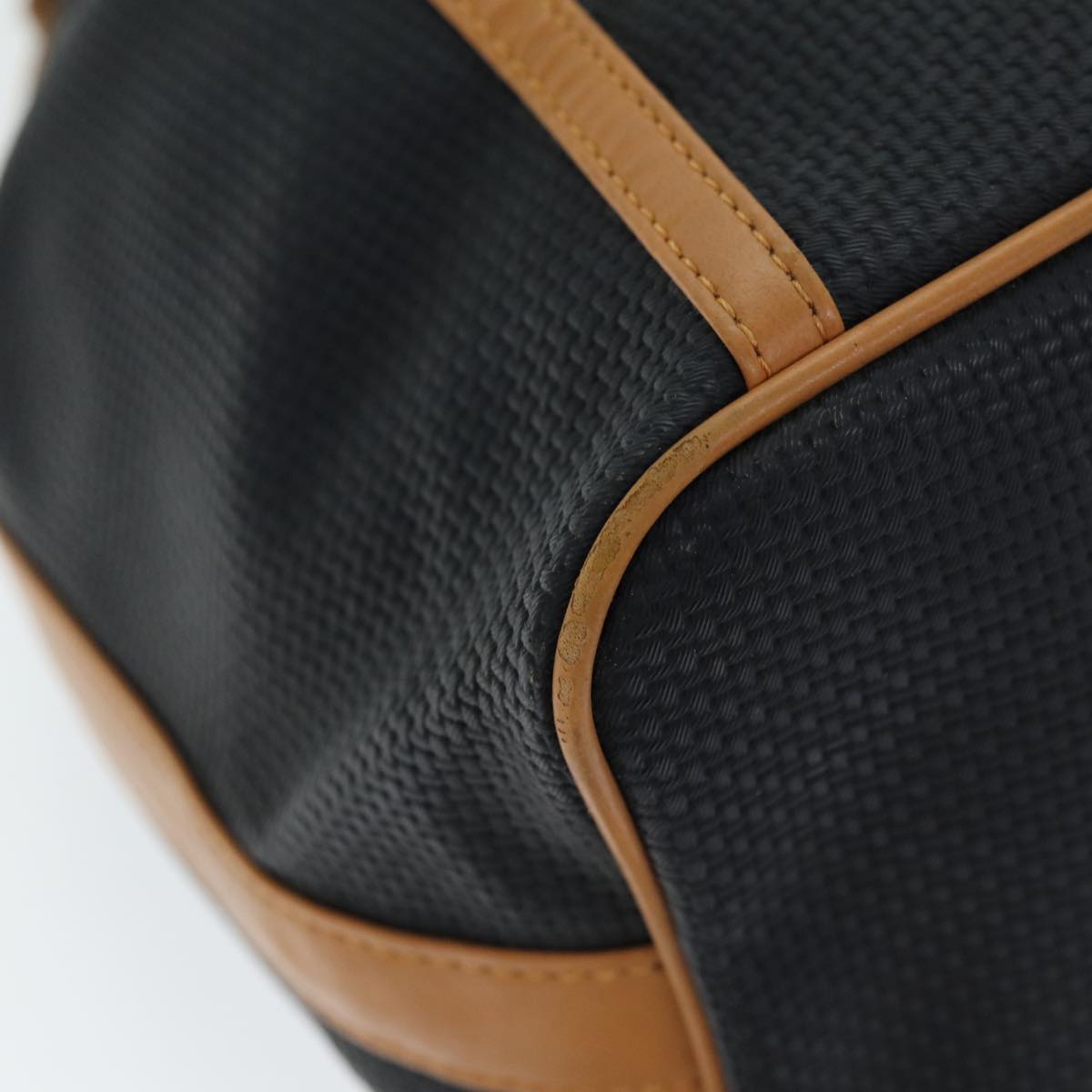SAINT LAURENT Shoulder Bag PVC Black Auth bs14556