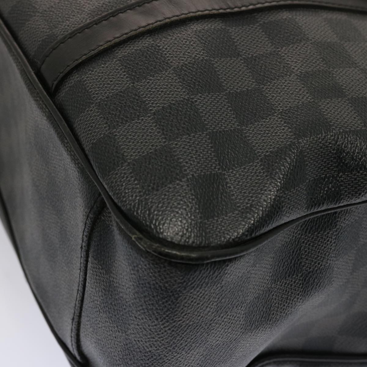 LOUIS VUITTON Damier Graphite Tadao 2way Hand Shoulder Bag N51192 Auth bs14558