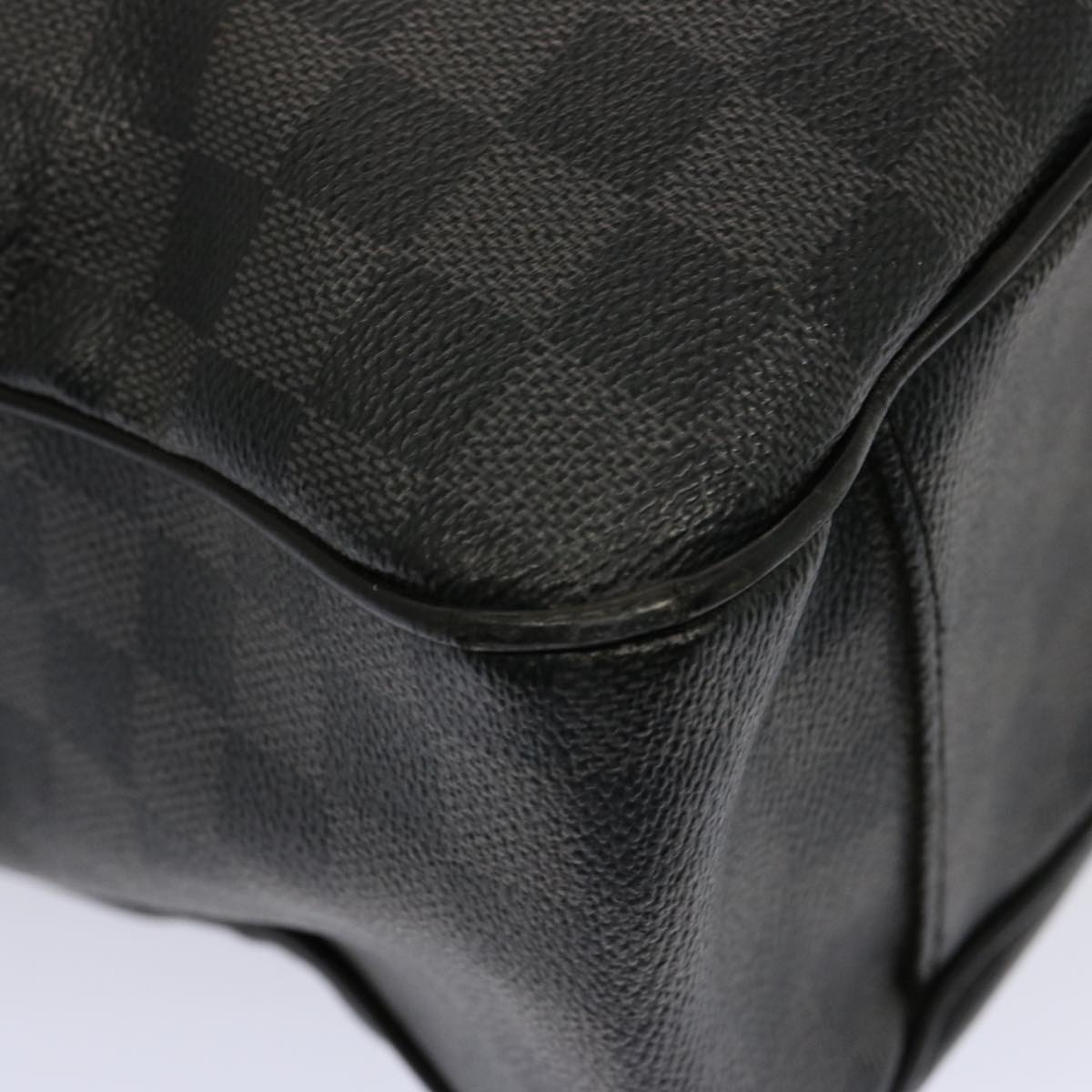 LOUIS VUITTON Damier Graphite Tadao 2way Hand Shoulder Bag N51192 Auth bs14558