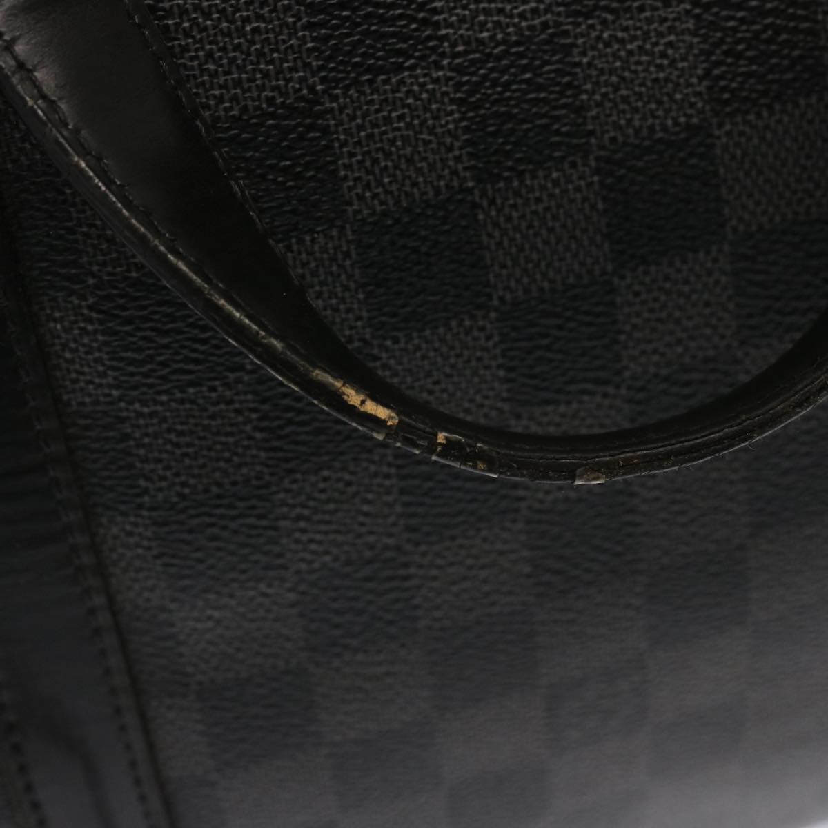 LOUIS VUITTON Damier Graphite Tadao 2way Hand Shoulder Bag N51192 Auth bs14558