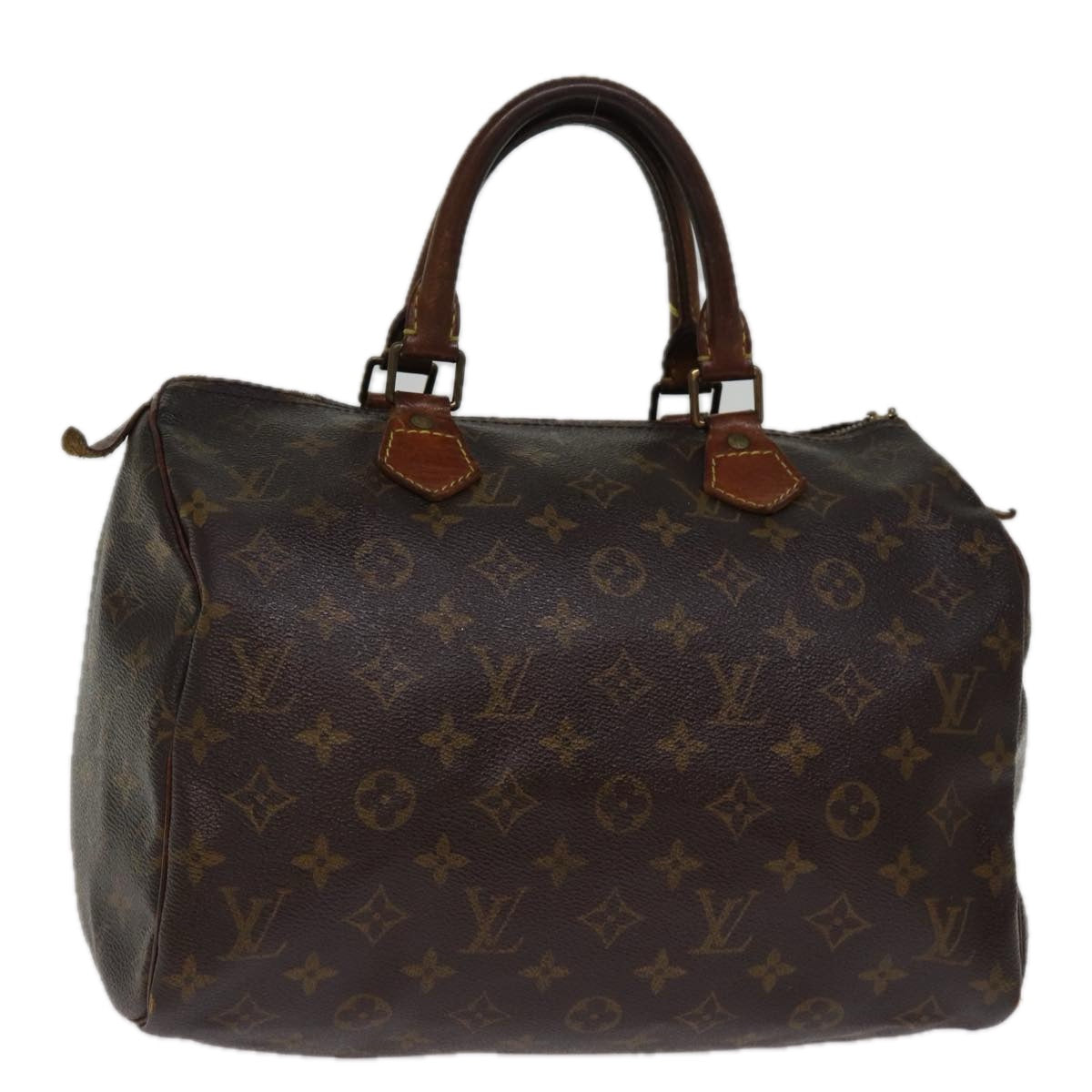 LOUIS VUITTON Monogram Speedy 30 Hand Bag M41526 LV Auth bs14559