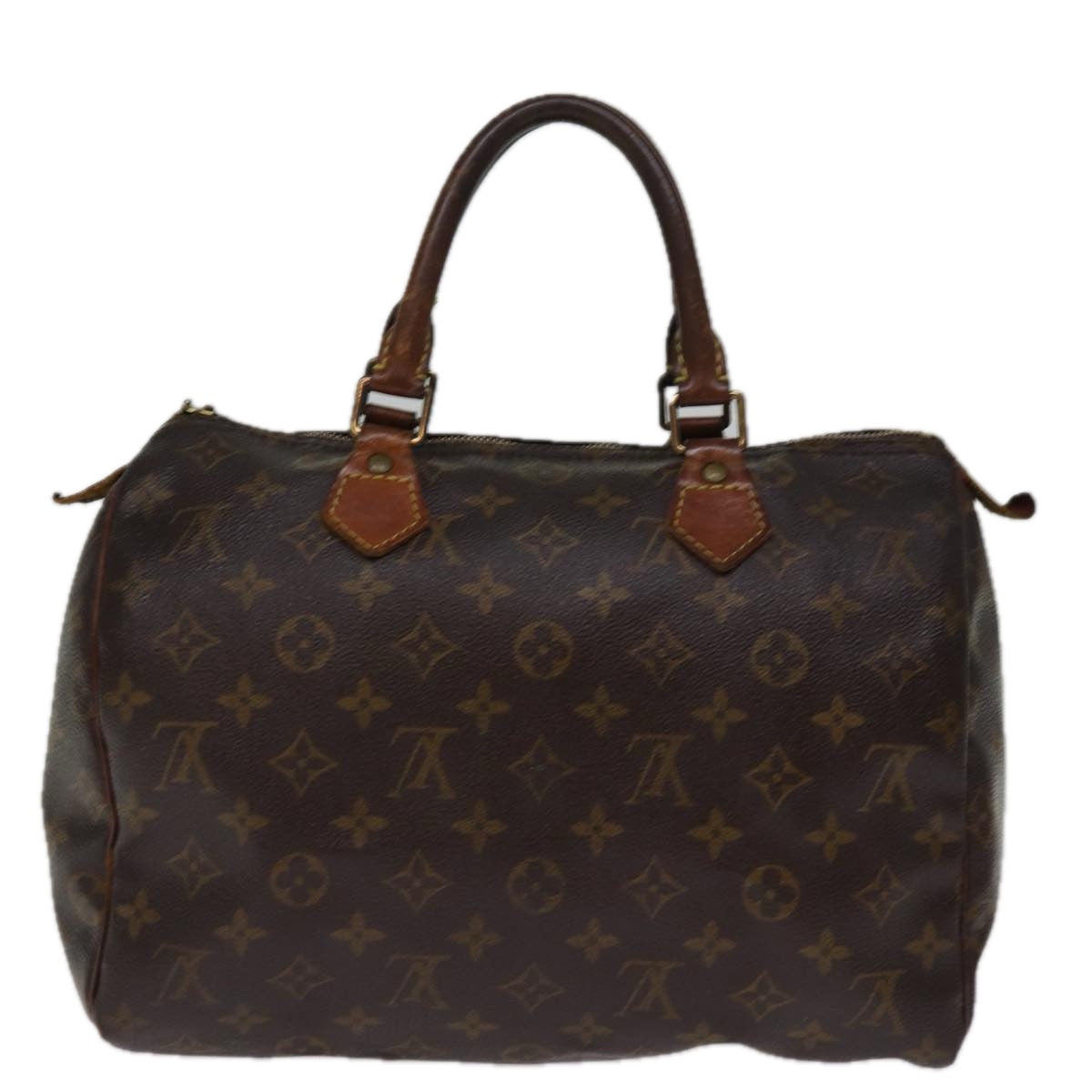 LOUIS VUITTON Monogram Speedy 30 Hand Bag M41526 LV Auth bs14559 - 0