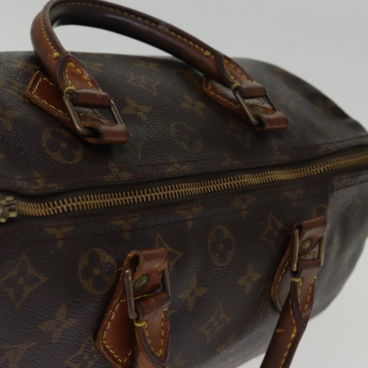 LOUIS VUITTON Monogram Speedy 30 Hand Bag M41526 LV Auth bs14559