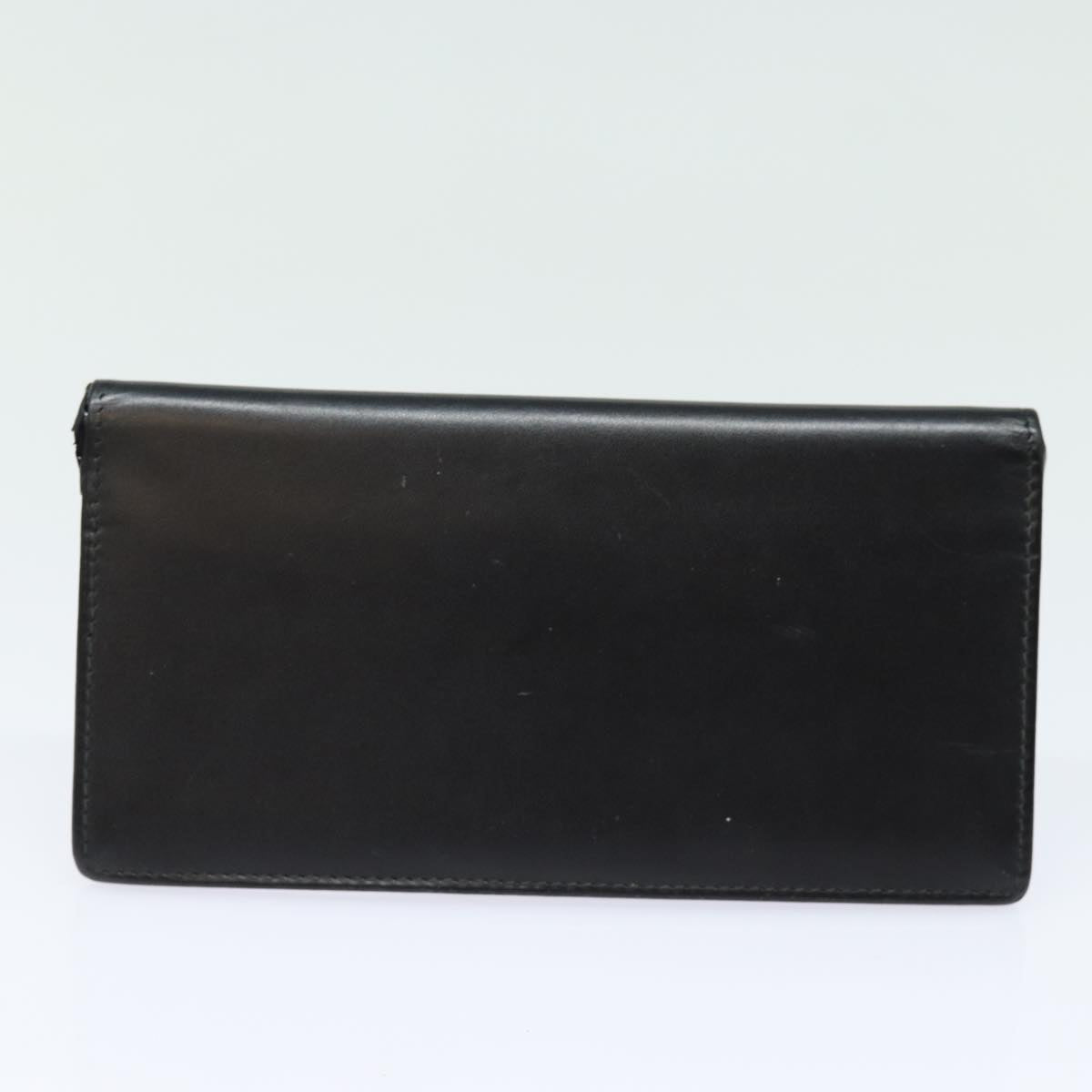 Dunhill Wallet Clutch Bag Leather 4Set Black Auth bs14597