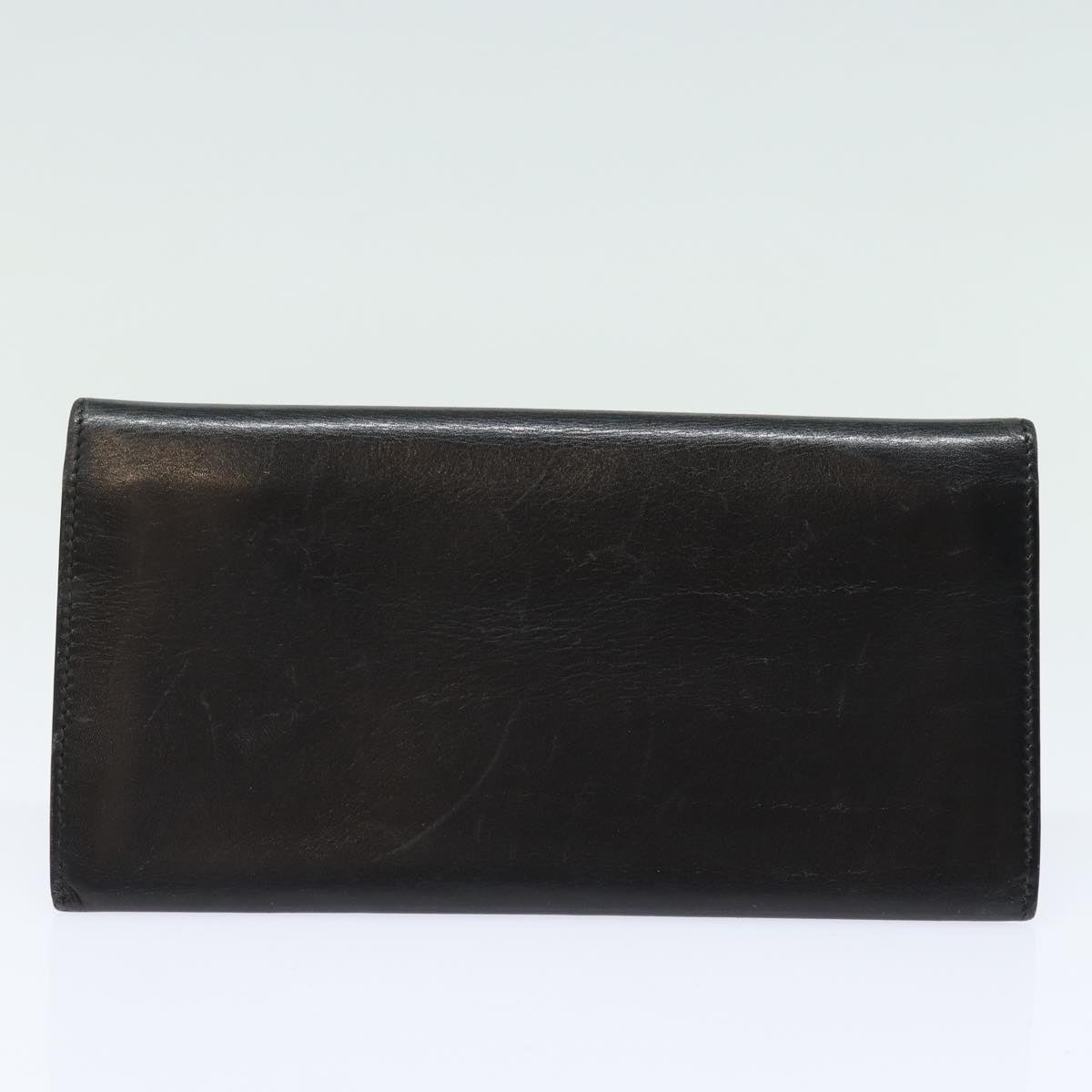 Dunhill Wallet Clutch Bag Leather 4Set Black Auth bs14597