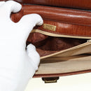 BALLY Clutch Bag Leather 2Set Black Brown Auth bs14608-10