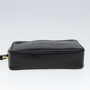BALLY Clutch Bag Leather 2Set Black Brown Auth bs14608-17