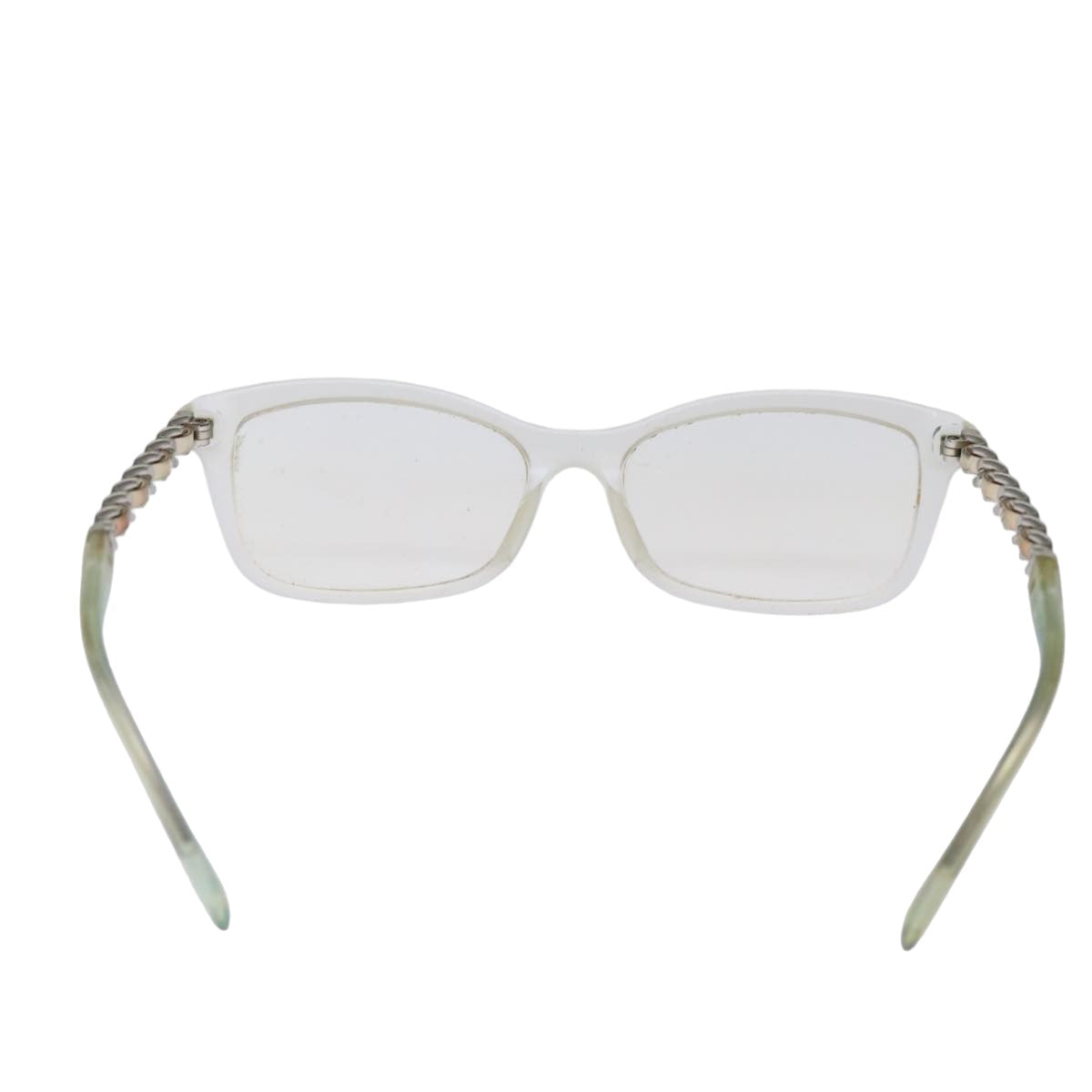 CHANEL Sunglasses plastic Clear CC Auth bs14628