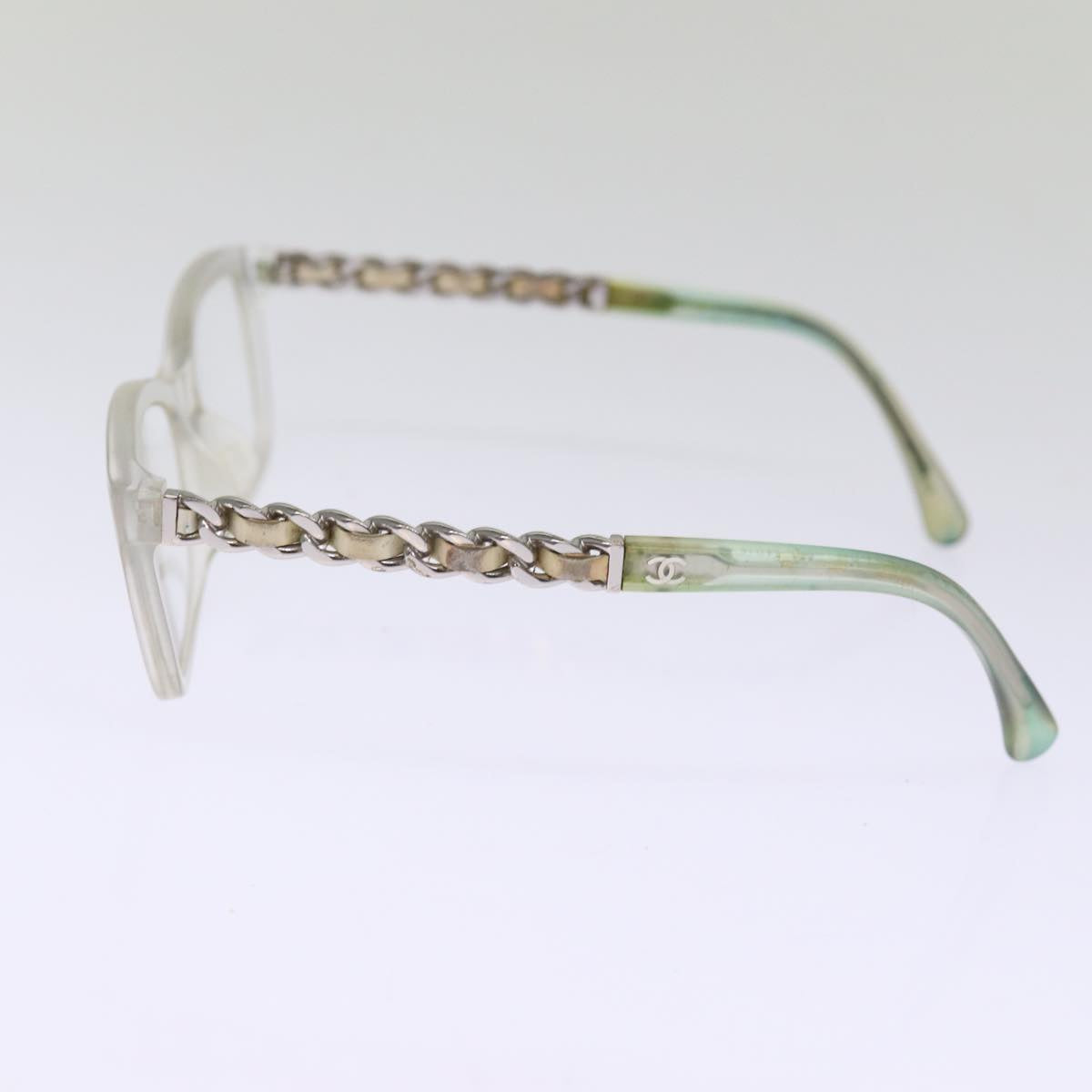 CHANEL Sunglasses plastic Clear CC Auth bs14628