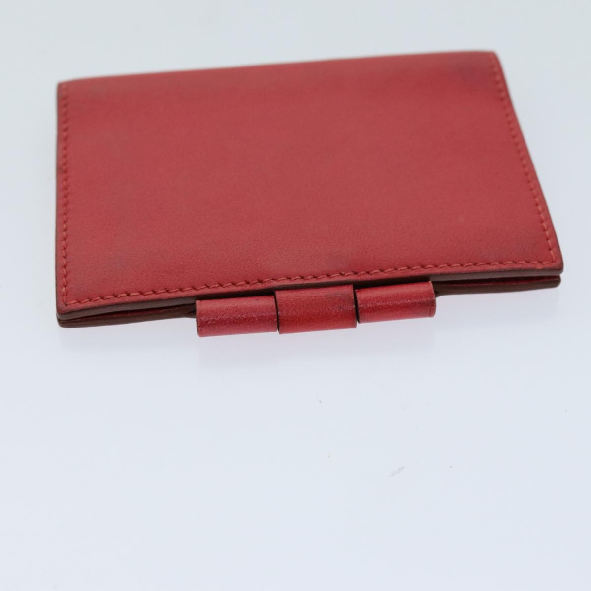 HERMES Agenda Mini Day Planner Cover Leather Red Auth bs14629