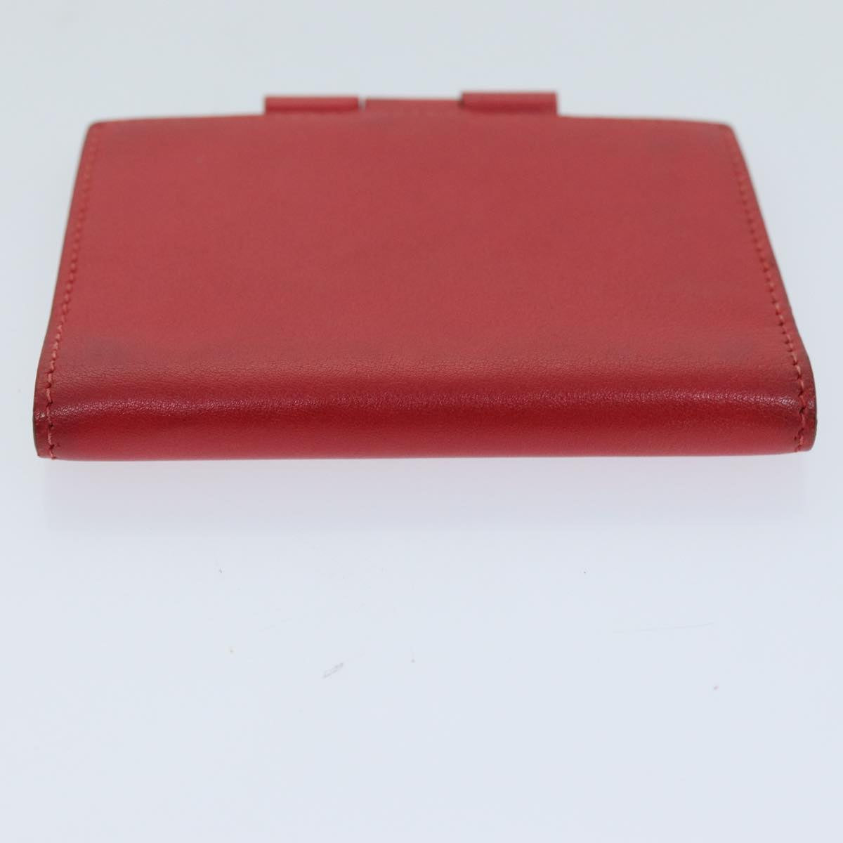 HERMES Agenda Mini Day Planner Cover Leather Red Auth bs14629