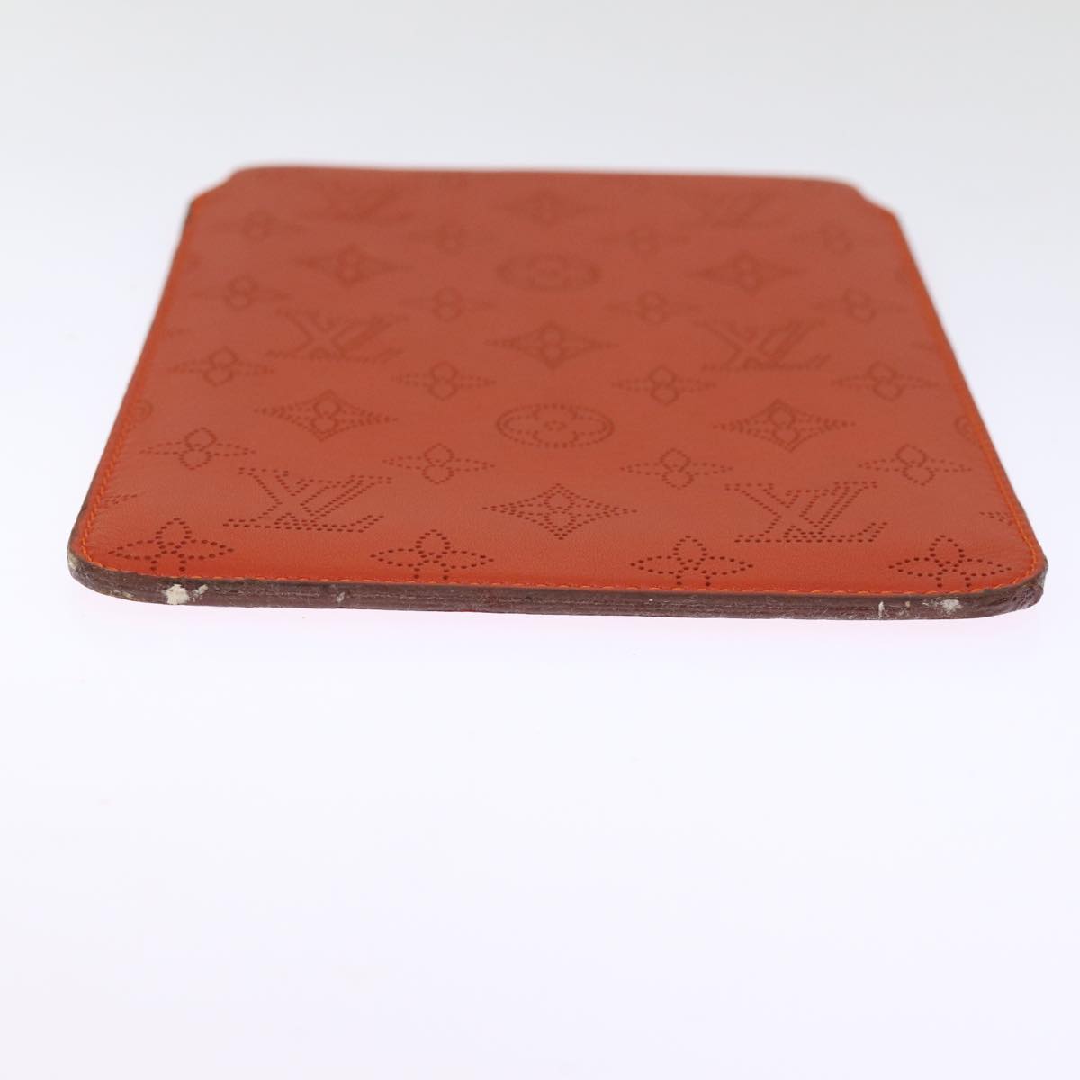 LOUIS VUITTON Mahina iPad Mini Soft Case iPad Case Orange LV Auth bs14632