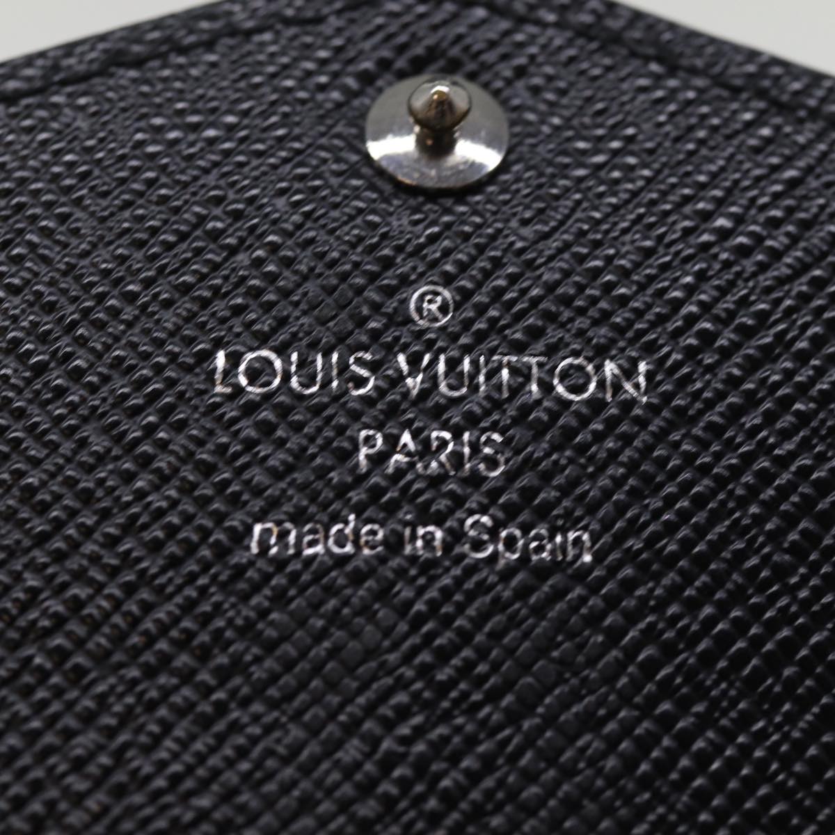 LOUIS VUITTON Epi Portefeuille Josephine Long Wallet Black LV Auth bs14636