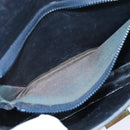 CELINE C Macadam Canvas Clutch Bag Navy Auth bs14643-17