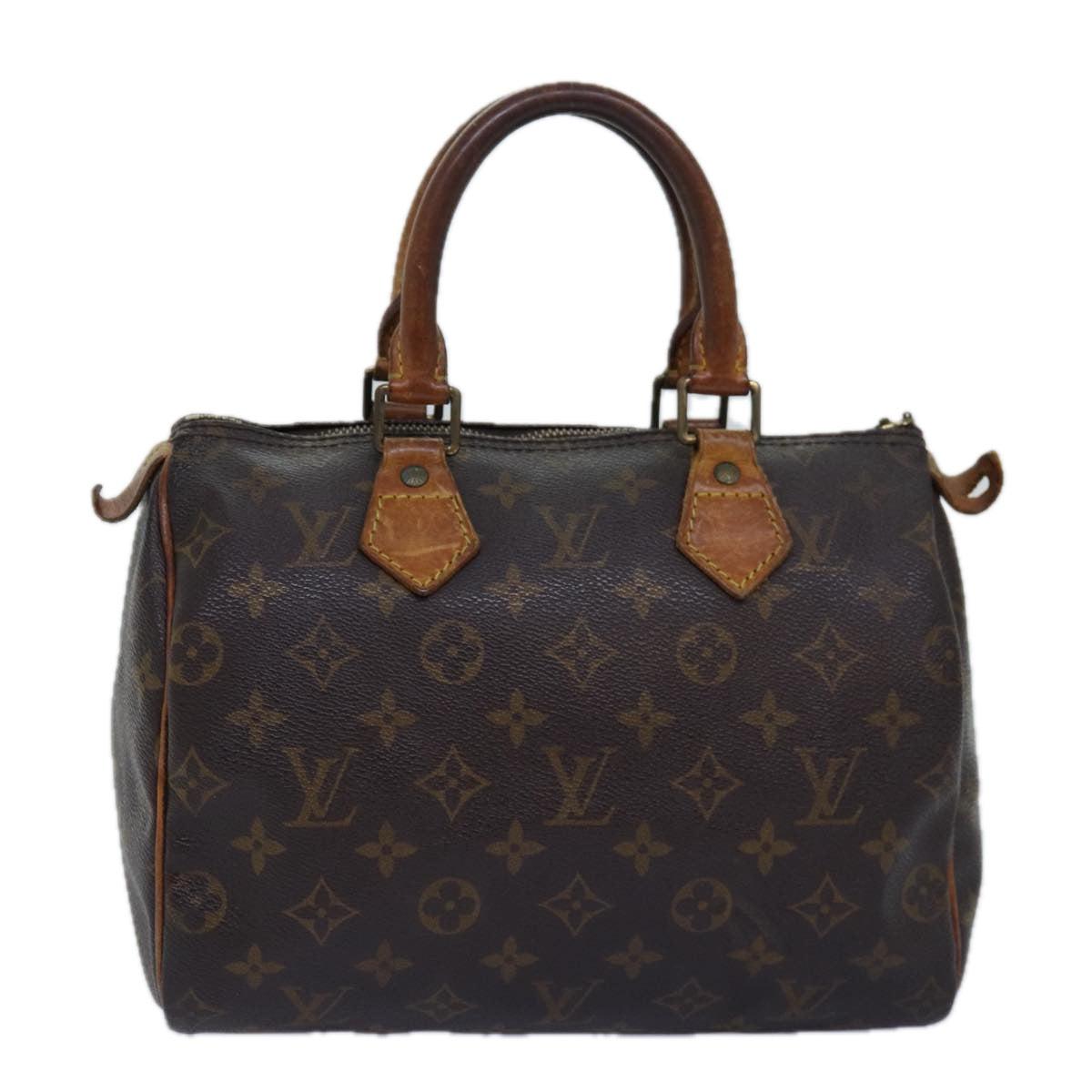 LOUIS VUITTON Monogram Speedy 25 Hand Bag M41528 LV Auth bs14663