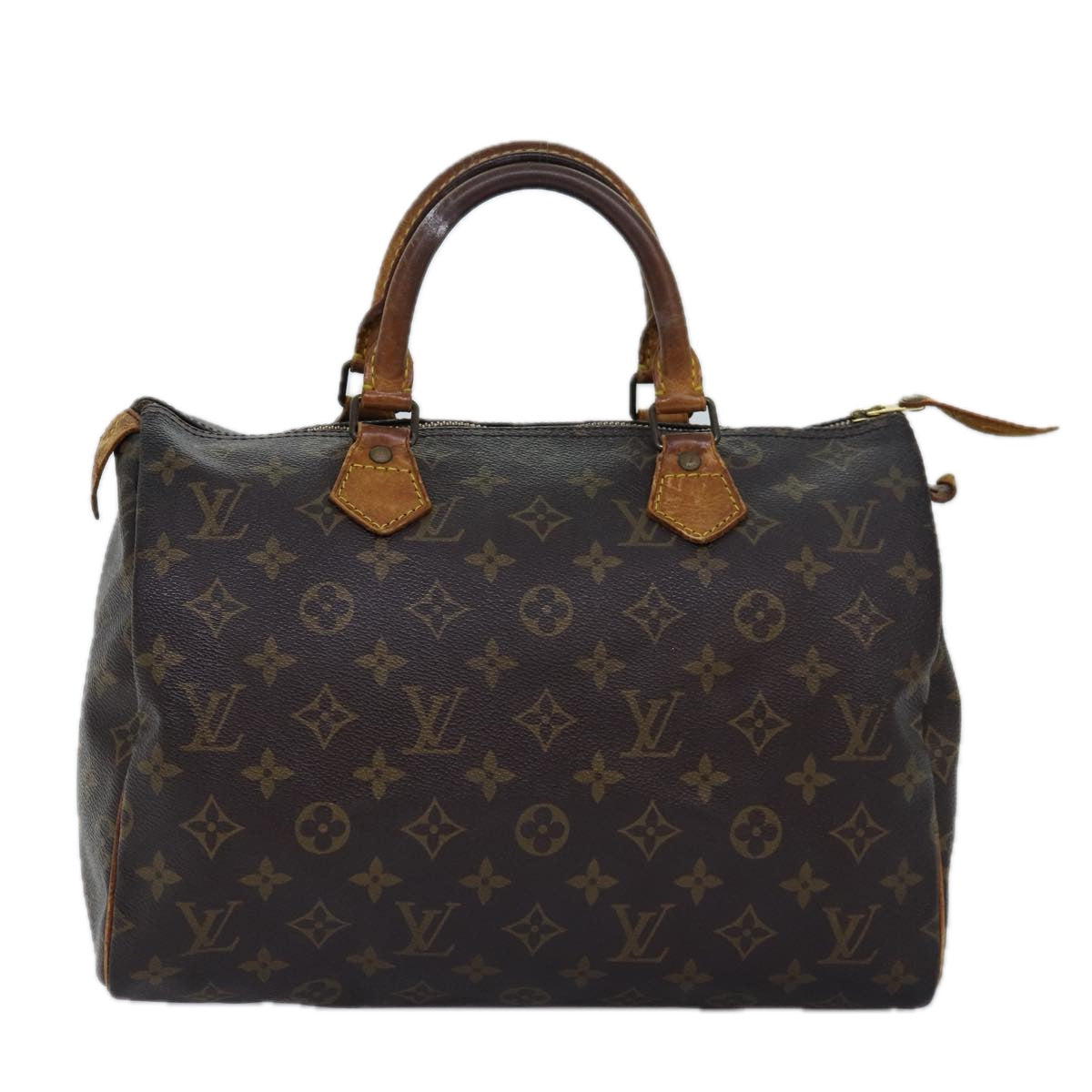 LOUIS VUITTON Monogram Speedy 30 Hand Bag M41526 LV Auth bs14664