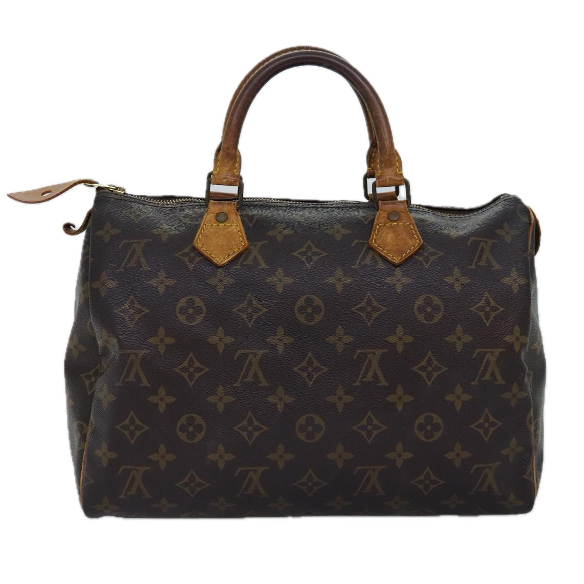 LOUIS VUITTON Monogram Speedy 30 Hand Bag M41526 LV Auth bs14664