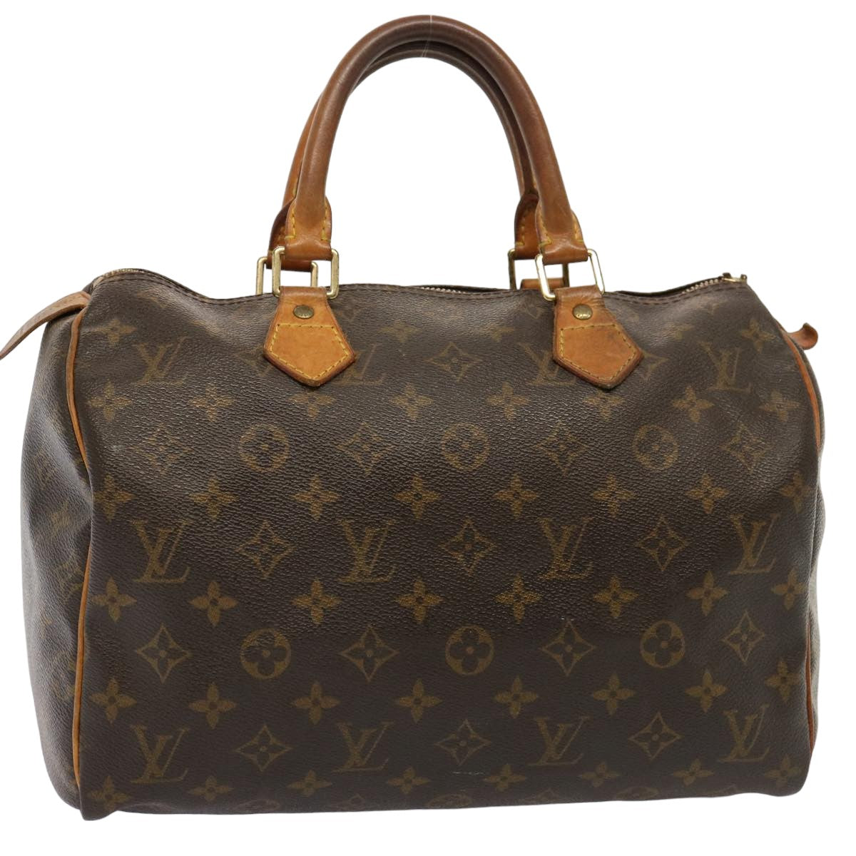 LOUIS VUITTON Monogram Speedy 30 Hand Bag M41526 LV Auth bs14665