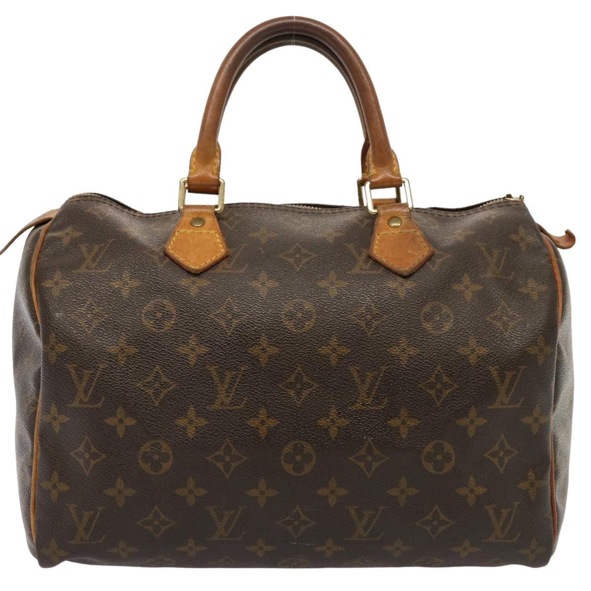 LOUIS VUITTON Monogram Speedy 30 Hand Bag M41526 LV Auth bs14665