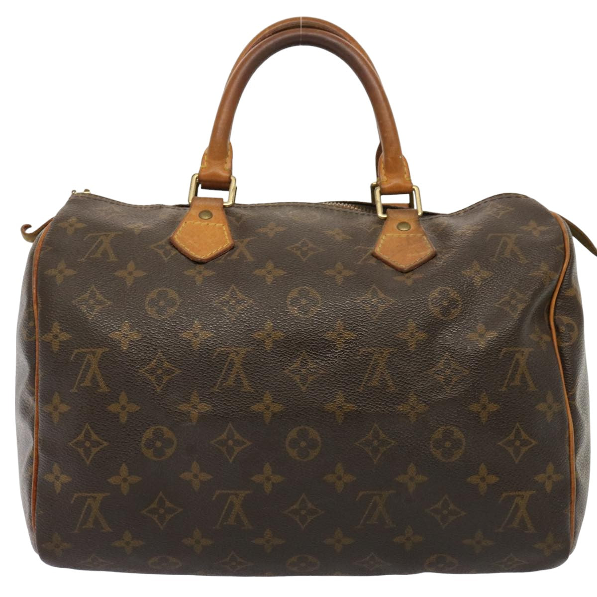 LOUIS VUITTON Monogram Speedy 30 Hand Bag M41526 LV Auth bs14665