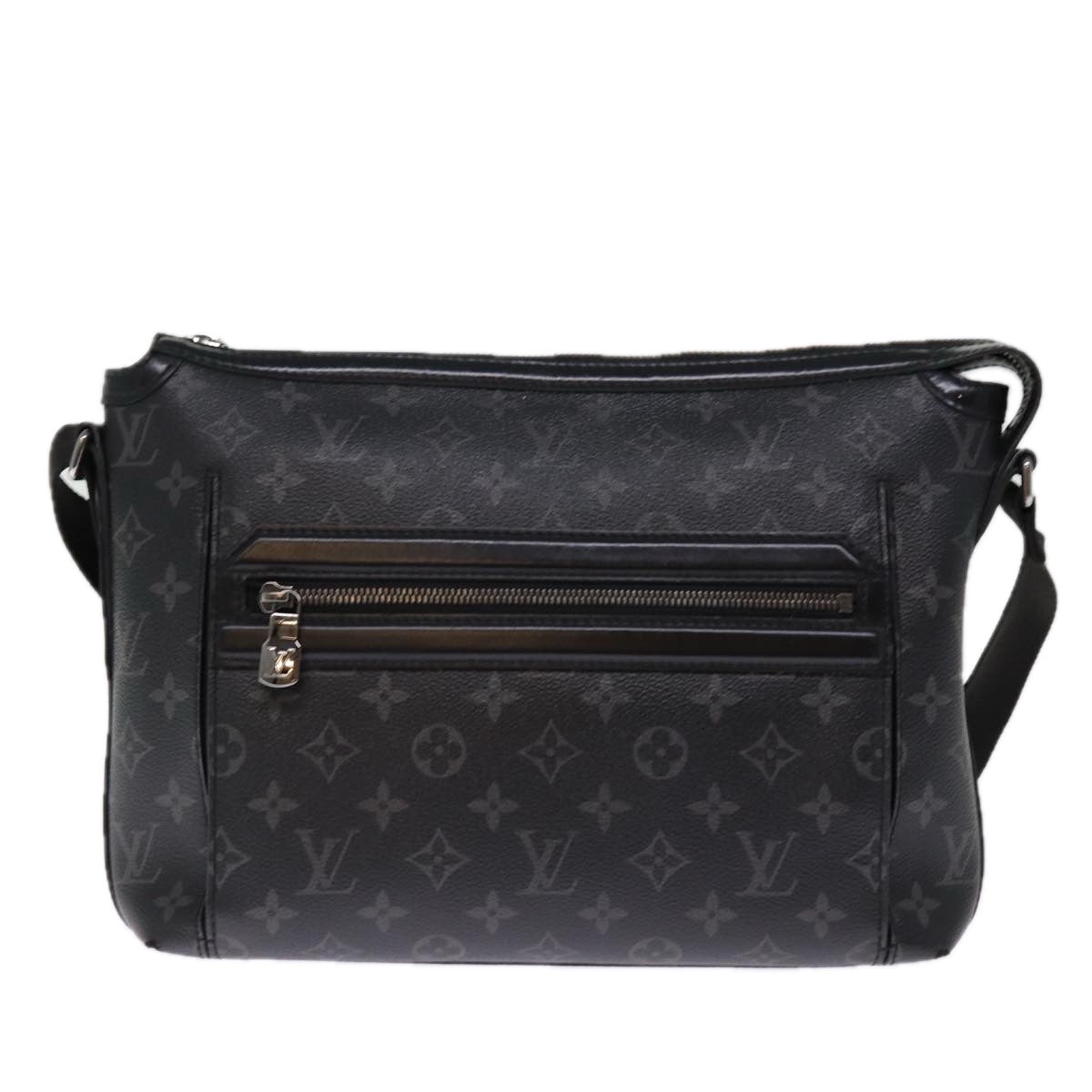 LOUIS VUITTON Monogram Eclipse Odyssey Messenger MM Bag M44224 LV Auth bs14669