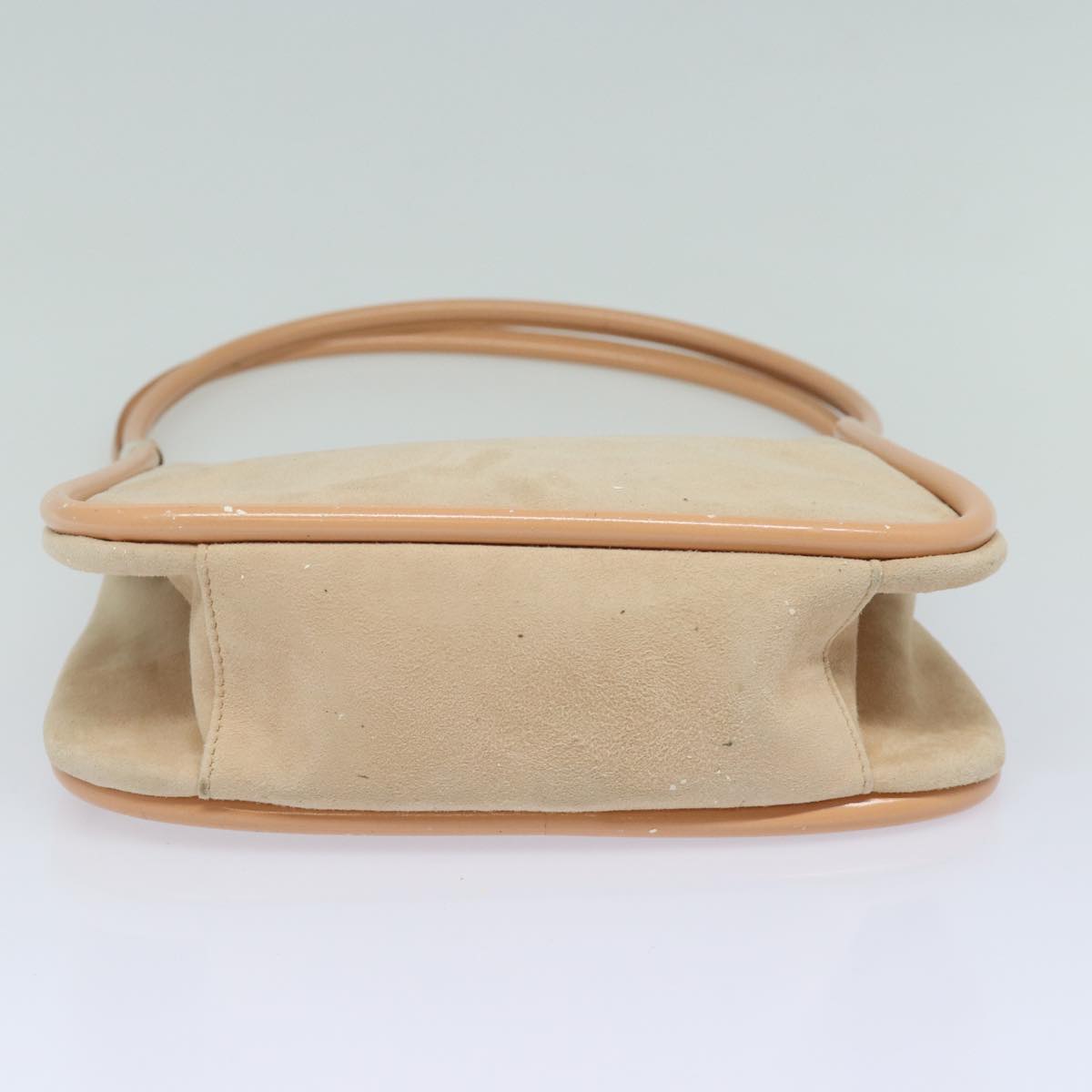 GUCCI Shoulder Bag Suede Beige 000 2855 0550 0 Auth bs14677