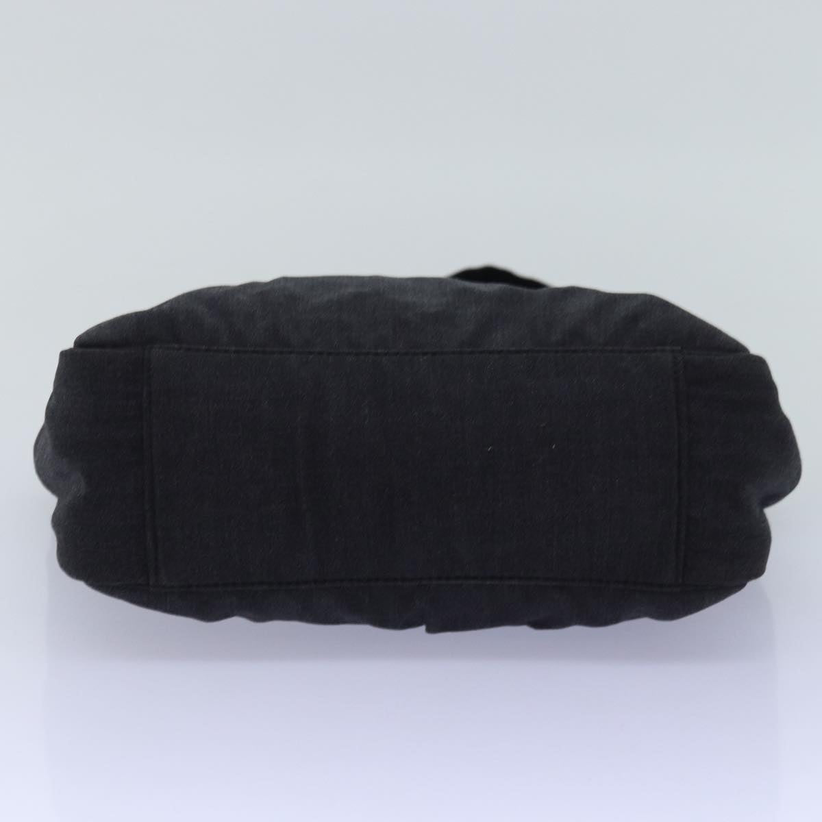 PRADA Hand Bag Nylon Black Auth bs14683