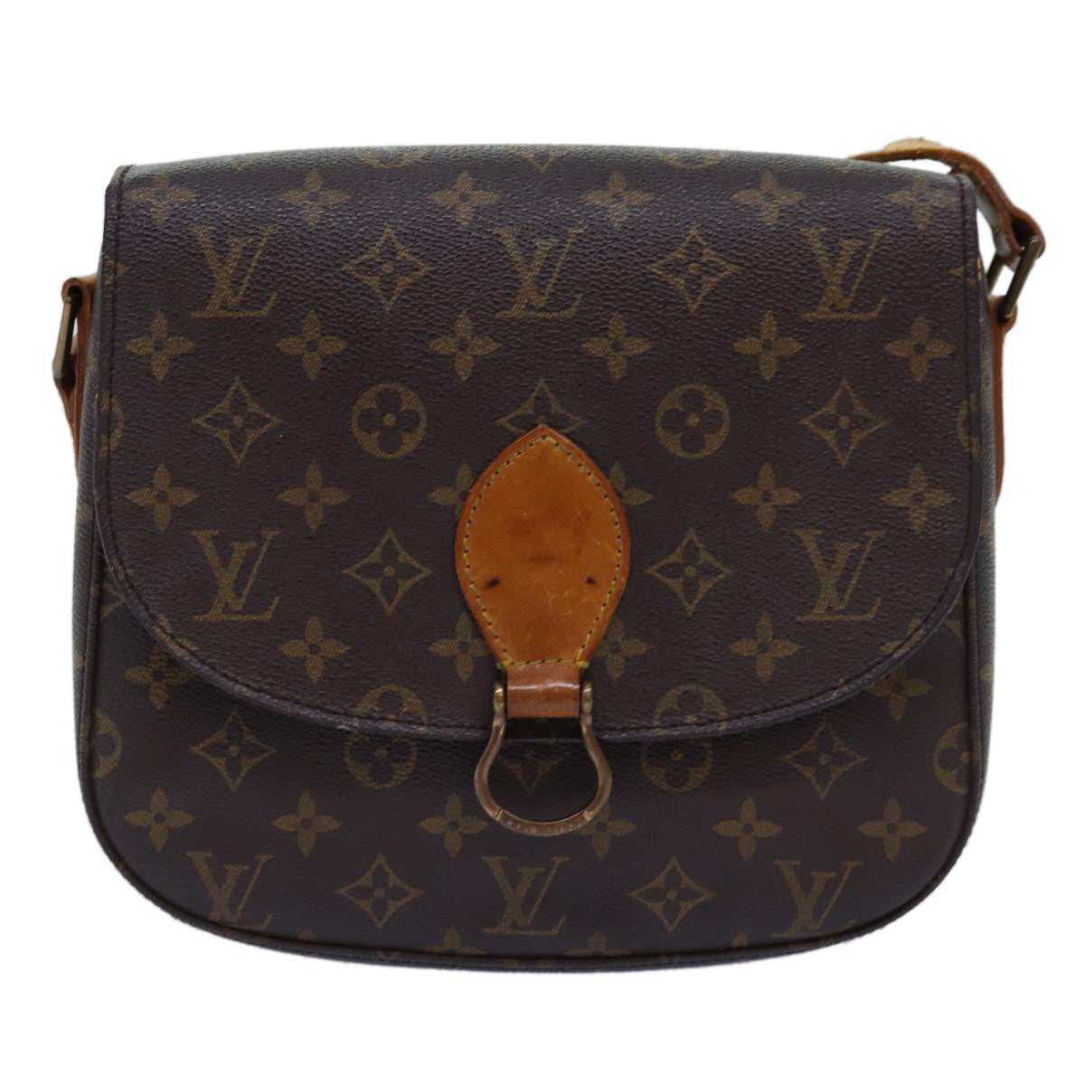 LOUIS VUITTON Monogram Saint Cloud GM Shoulder Bag M51242 LV Auth bs14700