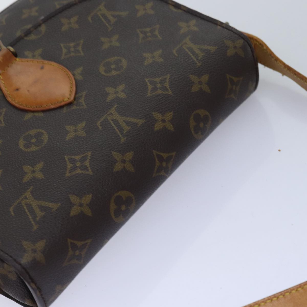 LOUIS VUITTON Monogram Saint Cloud GM Shoulder Bag M51242 LV Auth bs14700