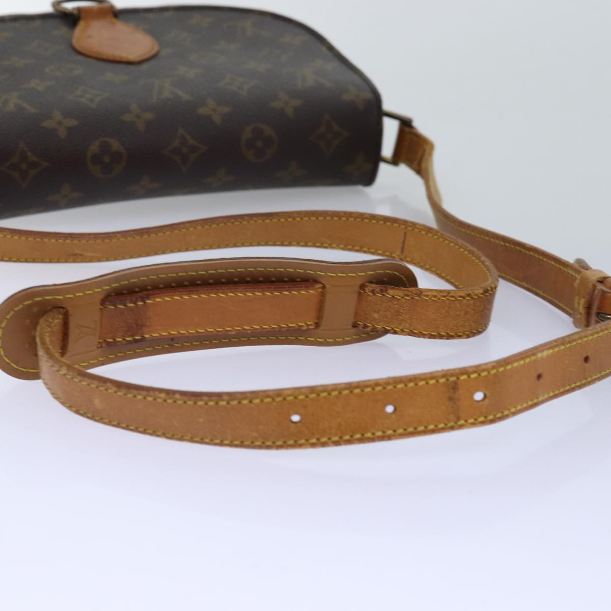 LOUIS VUITTON Monogram Saint Cloud GM Shoulder Bag M51242 LV Auth bs14700