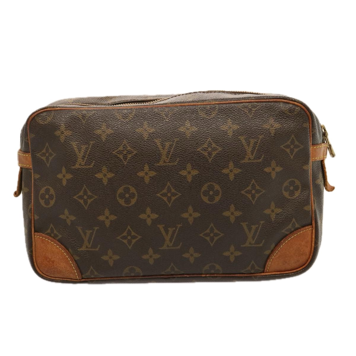 LOUIS VUITTON Monogram Compiegne 28 Clutch Bag M51845 LV Auth bs14701 - 0