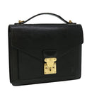 LOUIS VUITTON Epi Monceau Hand Bag Black M52123 LV Auth bs1472-1