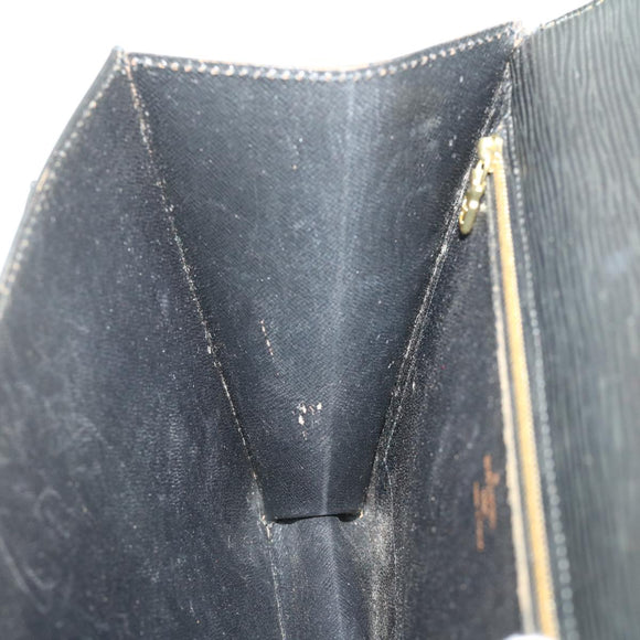 LOUIS VUITTON Epi Monceau Hand Bag Black M52123 LV Auth bs1472