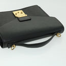 LOUIS VUITTON Epi Monceau Hand Bag Black M52123 LV Auth bs1472-6