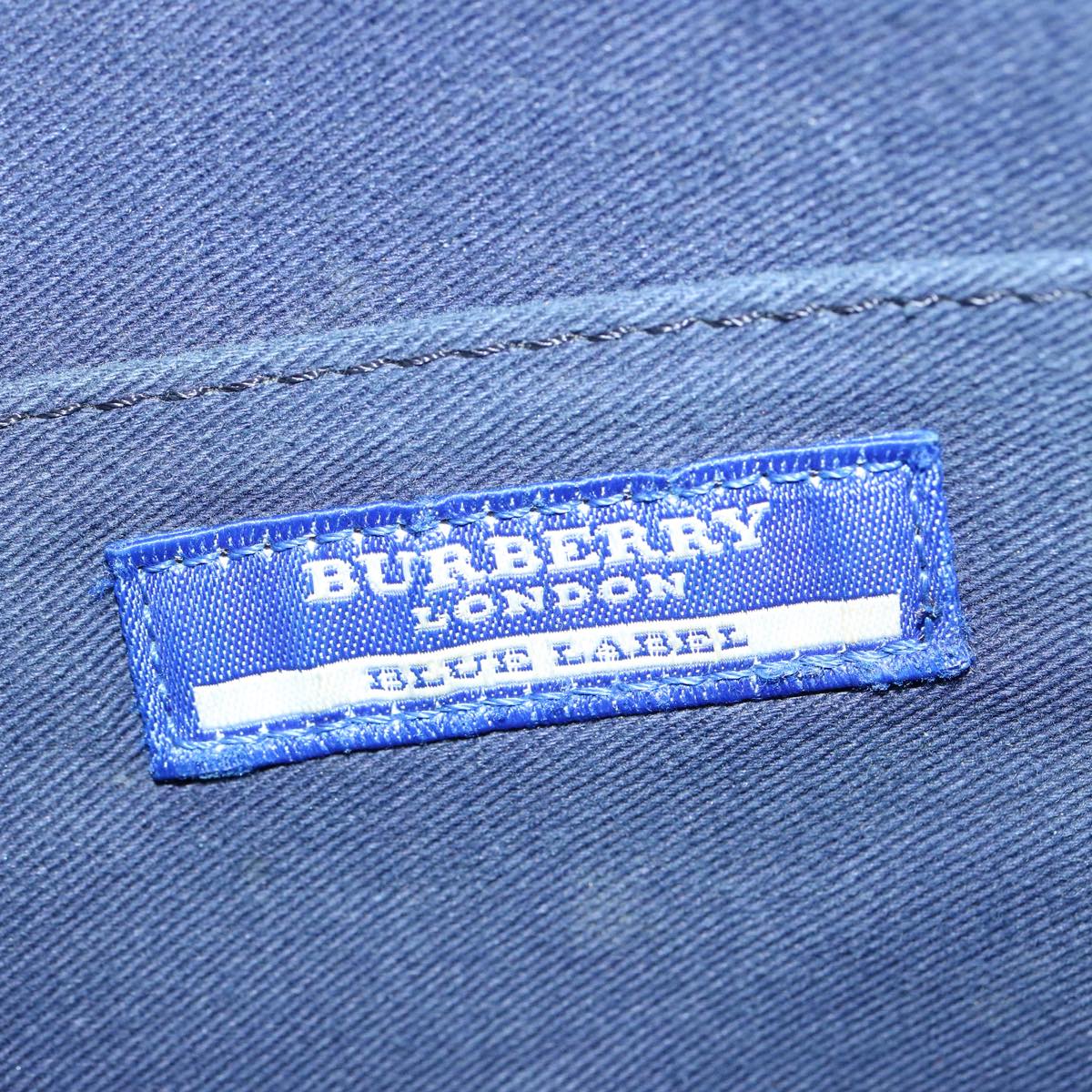 BURBERRY Blue Label Hand Bag Denim Navy Auth bs14732