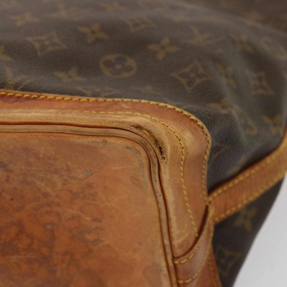 LOUIS VUITTON Monogram Noe Shoulder Bag M42224 LV Auth bs14741