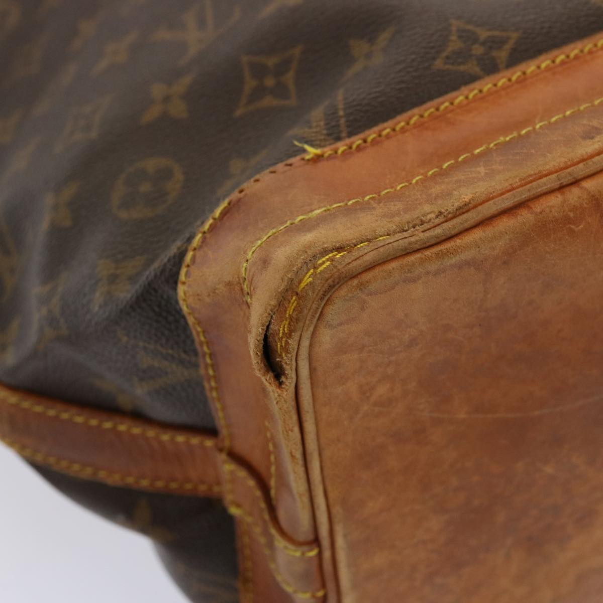 LOUIS VUITTON Monogram Noe Shoulder Bag M42224 LV Auth bs14741