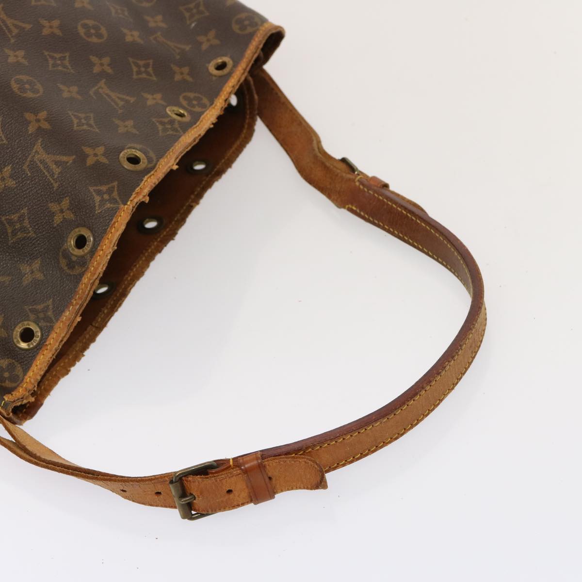 LOUIS VUITTON Monogram Noe Shoulder Bag M42224 LV Auth bs14741