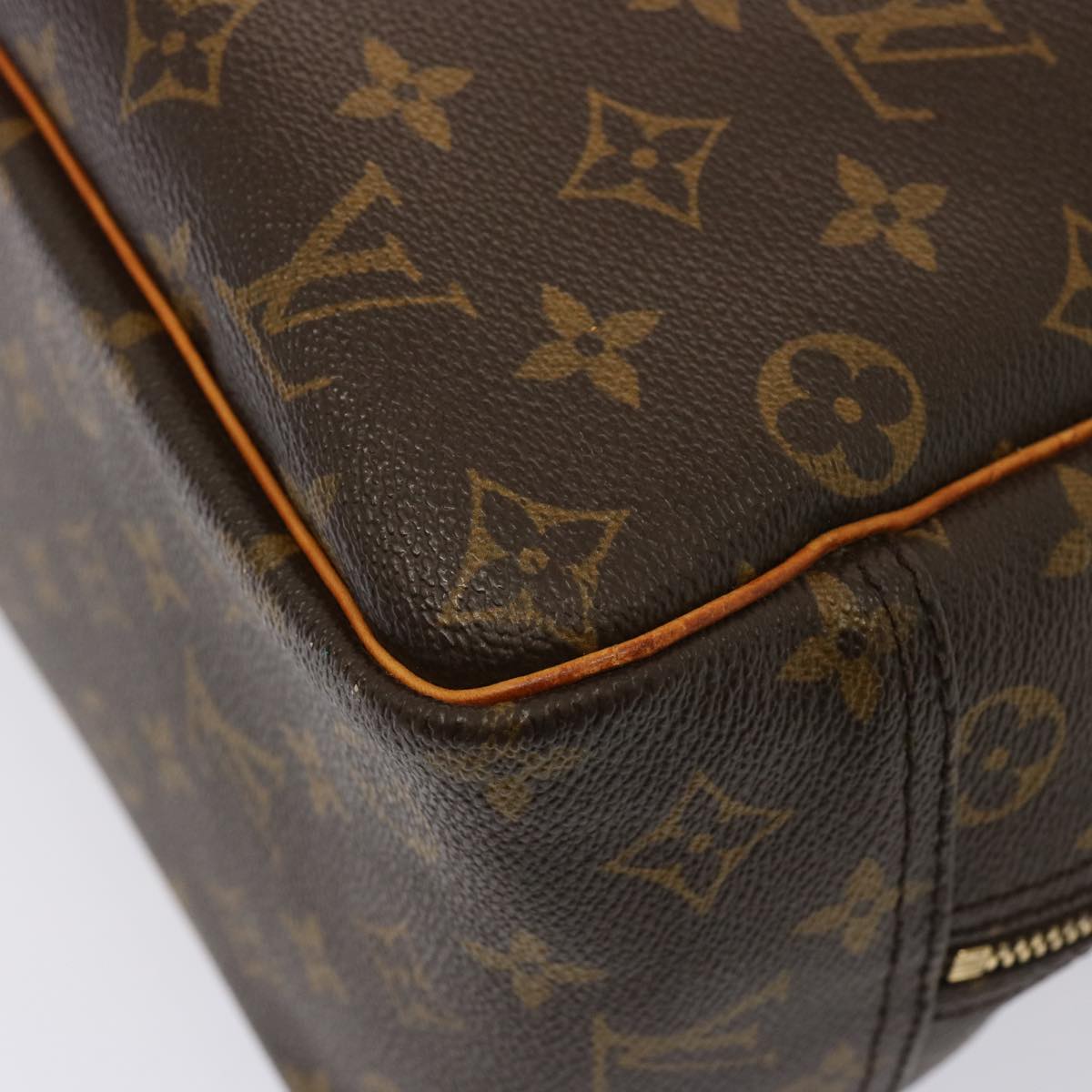 LOUIS VUITTON Monogram Deauville Hand Bag M47270 LV Auth bs14744