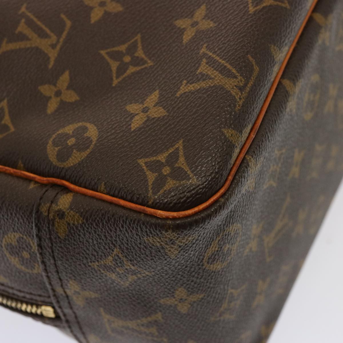 LOUIS VUITTON Monogram Deauville Hand Bag M47270 LV Auth bs14744