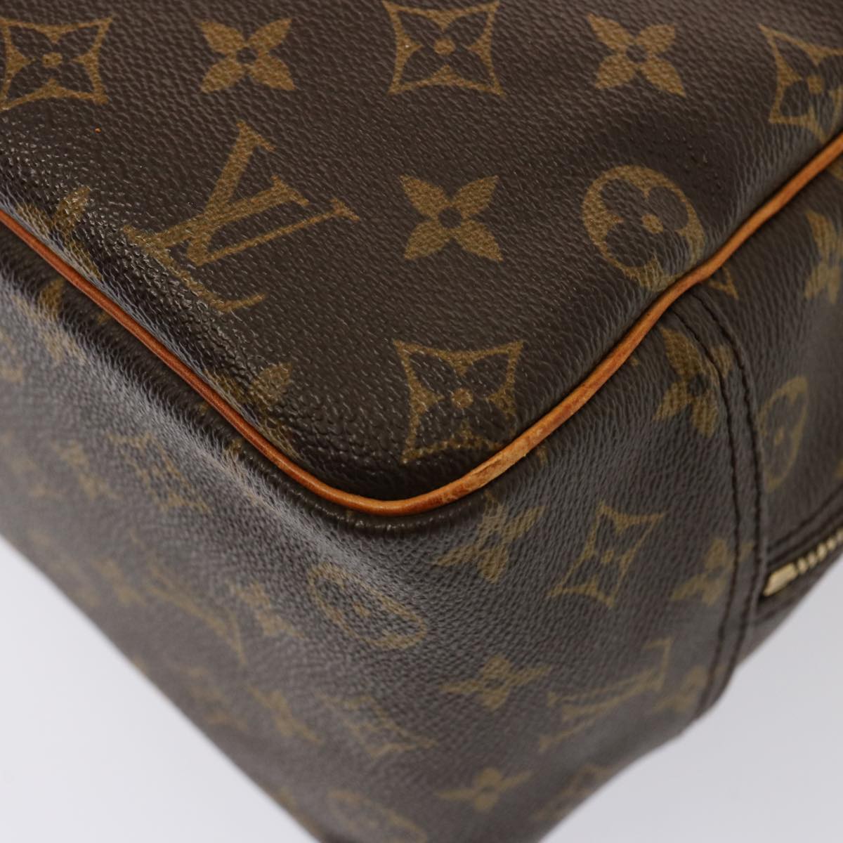 LOUIS VUITTON Monogram Deauville Hand Bag M47270 LV Auth bs14744