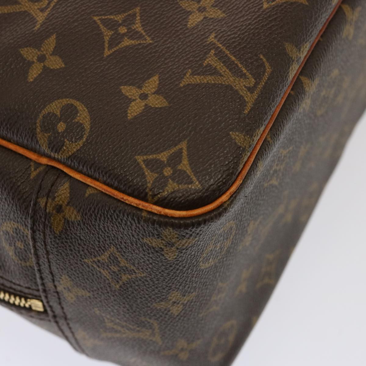 LOUIS VUITTON Monogram Deauville Hand Bag M47270 LV Auth bs14744